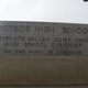 Eastside High School sign, located in Antelope Valley Joint Union High School District.